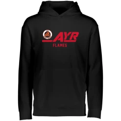 Augusta Flames Performance Wicking Hoody - Youth