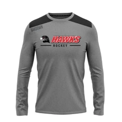 Hawks Bardown Long Sleeve Tech Tee - Adult